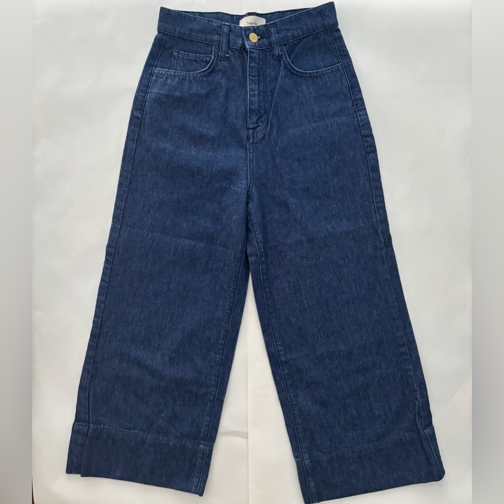 Triarchy high rise wide leg jean denim crop 25 revolve Anthropologie
